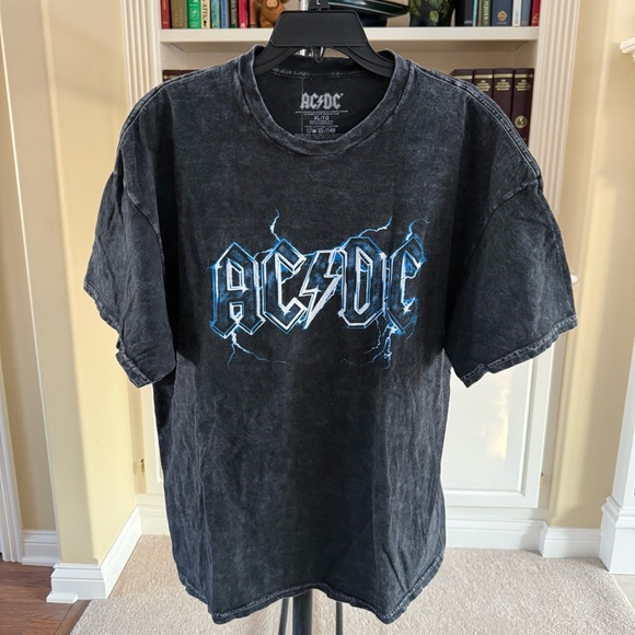 AC/DC Other - AC/DC graphic concert t-shirt in a washed black